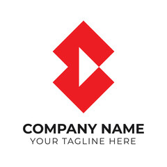 Professional corporate creative modern abstract minimalist business logo design template