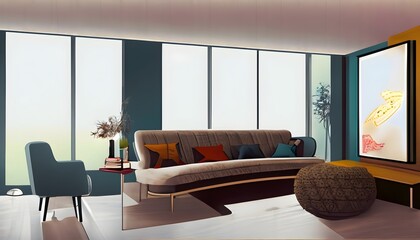 Modern sofa home