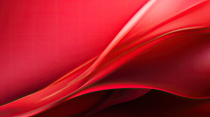 Red waves background for product showcase