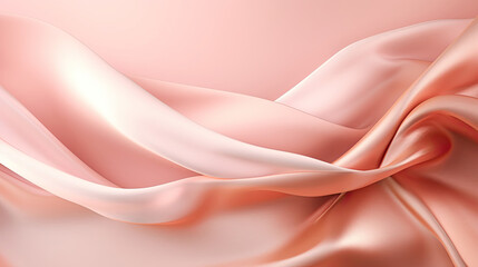 Pink silk background for product showcase