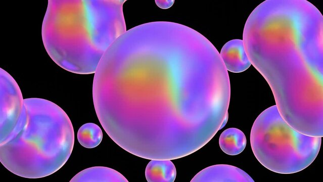 sphere liquid iridescent background, multi colour, gradient multi colour, 4k resolution