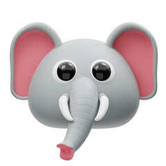 Elephant 3D Icon