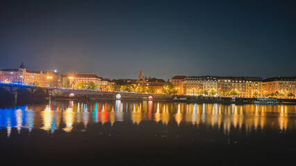 beautiful view of the City Prague 