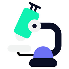 Microscope Icon Illustration