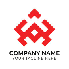 Obraz premium Professional modern abstract minimalist business logo design template