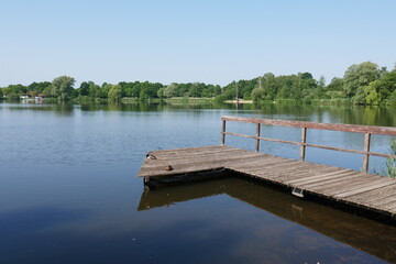 Steg am V&ouml;rder See in Bremerv&ouml;rde