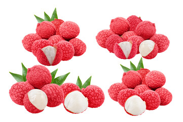 lychee  isolated on transparent png