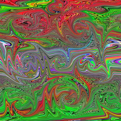 Abstract fractal illustration, concept art for poster, flyer, banner background, video background, billboards, pattern, art print, or design element.