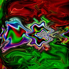 Abstract fractal illustration, concept art for poster, flyer, banner background, video background, billboards, pattern, art print, or design element.