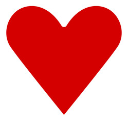Red Heart Beat Rythm Graph Line Health Icon. Vector Image.