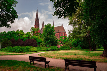view of the Church of St. Michael the Archangel in Wrocław