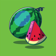 Watermelon fruit for summer snack and dessert