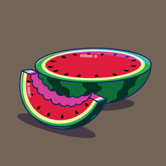 Watermelon fruit for summer snack and dessert