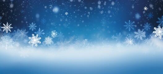 Christmas card featuring a snowflake border. Winter wonderland holiday decor.