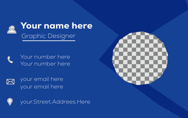 modern and clean professional business card template
