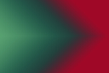 Weicher Farbübergang, Farbverlauf von grün nach rot, mit geometrischer Form; als Hintergrund, mit viel Platz für Schrift