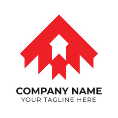 Professional corporate creative modern abstract monogram minimalist business logo design template