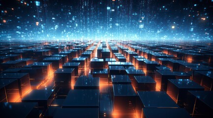 Obraz premium Technology background