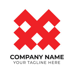 Obraz premium Professional creative modern abstract monogram minimalist business logo design template