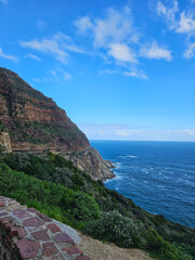 The coast of the region sea, Chapman's peak drive, Cape Town Western Cape.