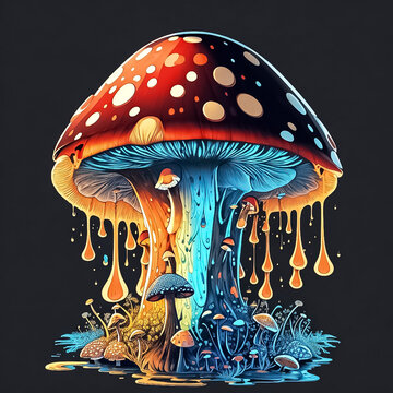 A messroom illustration as sticker