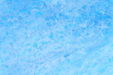 blue painted acrylic background texture