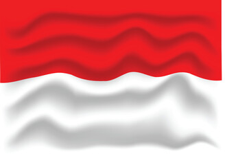 indonesian flag in vector full background
merah putih