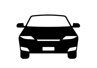 Car Icon. Car Logo Symbol. Vector Illustration Isolated on White Background. 