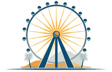 ferris wheel illustration