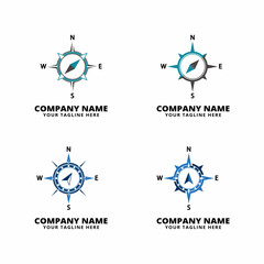 set of compas logo vector  icon © erick