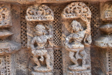 Historical old stone statue