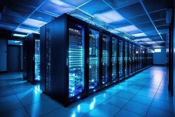 Server room in data centre