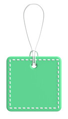 Price tag. Price label. 3D illustration.