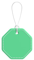 Price tag. Price label. 3D illustration.