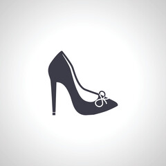 womens heel icon. womens high heeled shoes icon.