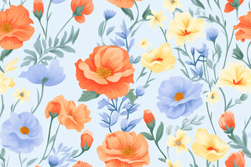 Fototapeta na wymiar Floral Pattern 