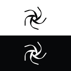 Obraz premium Circle vector logo template design . Circle silhouette illustration