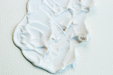 The texture of a cosmetic care cream-scrub.