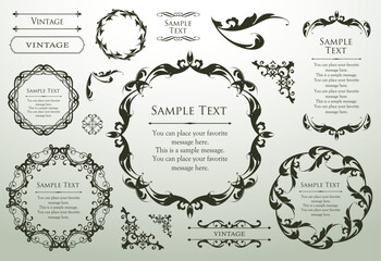 高級感のあるフレームデザイン