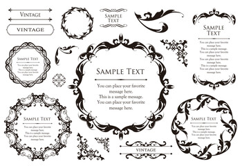 高級感のあるフレームデザイン