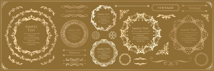 高級感のあるフレームデザイン