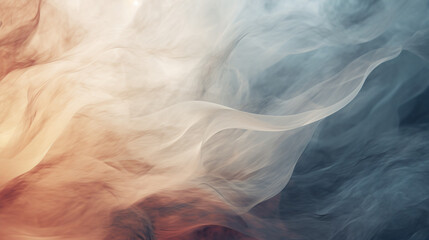 Magnifique arrière-plan pour présentation. Fumé abstraite avec nuance de couleurs sable, évoquant l'essence du désert. - obrazy, fototapety, plakaty