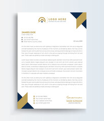 Real Estate Building And Construction Company Letterhead, Creative And Clean Business Style Print-ready Letterhead Template