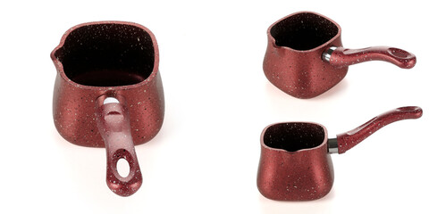 Images of a coffee pot on a white background