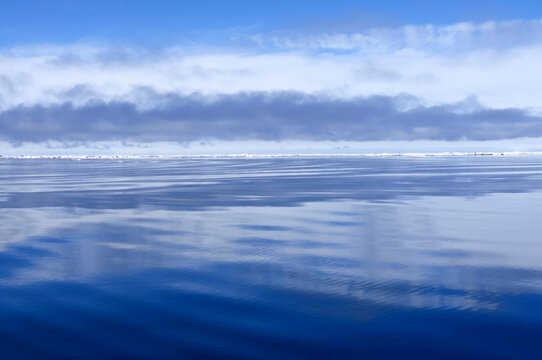 Ice free Arctic Ocean; North Slope, Alaska, United States of America
