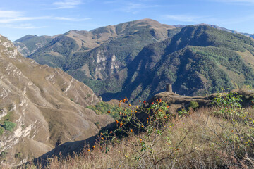 Itsari village. Dagestan, North Caucasus, Russia. - 627392168