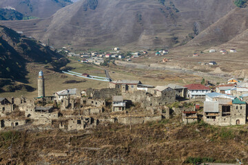 View of a mountain village - 627394147
