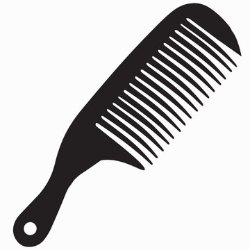 recommend clip art: Silhouette comb vector illustration