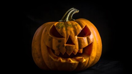 Citrouille d'halloween, généré par IA