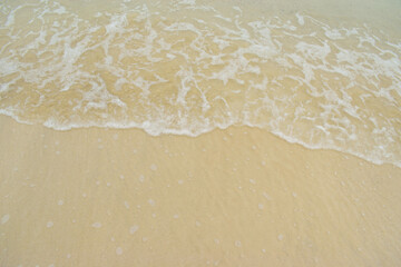 flour on the beach